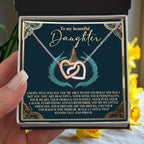 To My Beautiful Daughter – Build a Castle That Stands Tall and Proud – Fairytale-Inspired Necklace Gift from Mom