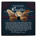 Daughter Sunflower Bracelet – 925 Sterling Silver with 18K Gold-Plated Petals – Adjustable Chain, Elegant Jewelry Gift – Includes Heartfelt Message Card