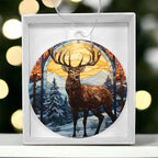 Deer Acrylic Keepsake Ornament