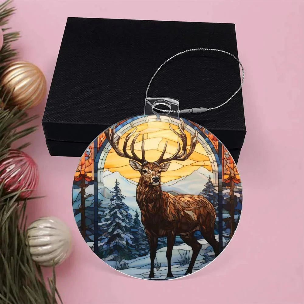 Deer Acrylic Keepsake Ornament