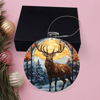 Deer Acrylic Keepsake Ornament