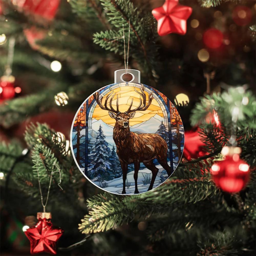 Deer Acrylic Keepsake Ornament