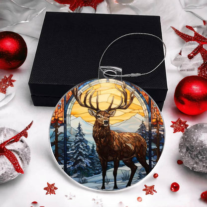Deer Acrylic Keepsake Ornament