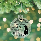 Dog Angel Acrylic Memorial Keepsake Ornament