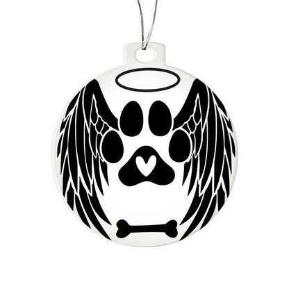 Dog Angel Personalized Pet Memorial Acrylic Keepsake Ornament