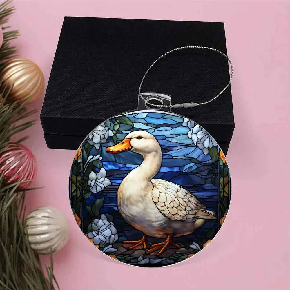 Duck Acrylic Keepsake Ornament