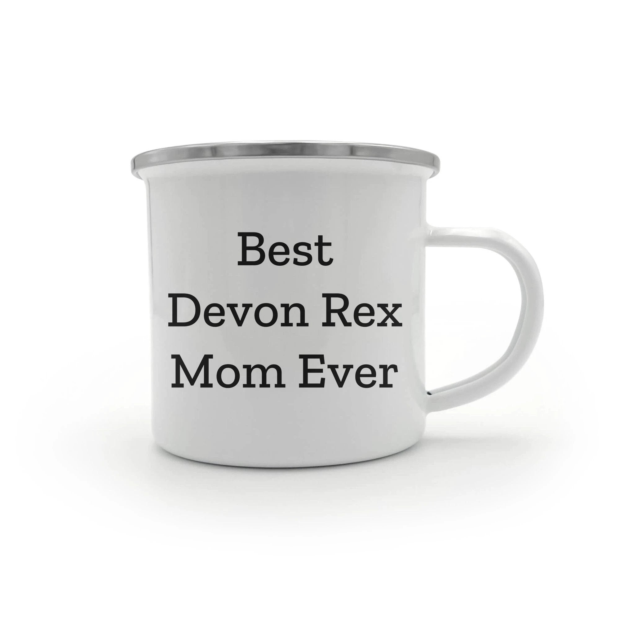 Devon Rex Cat Camping Mug Gifts from Mom - Best Devon Rex Mom Ever, Birthday Unique Gifts for Devon Rex Cat Lovers, Fun Camping Mug for Friends and Family