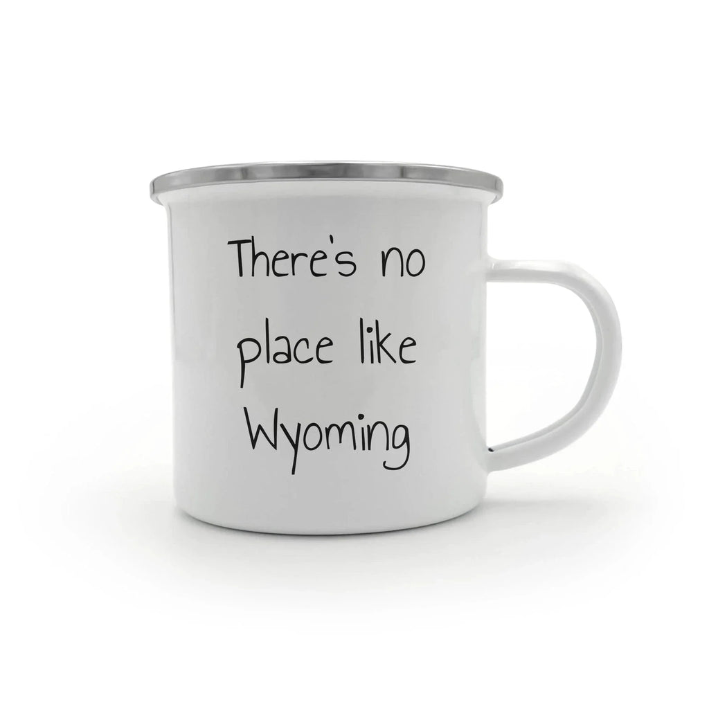 Wyoming Love Camping Mug - There's No Place Like Wyoming