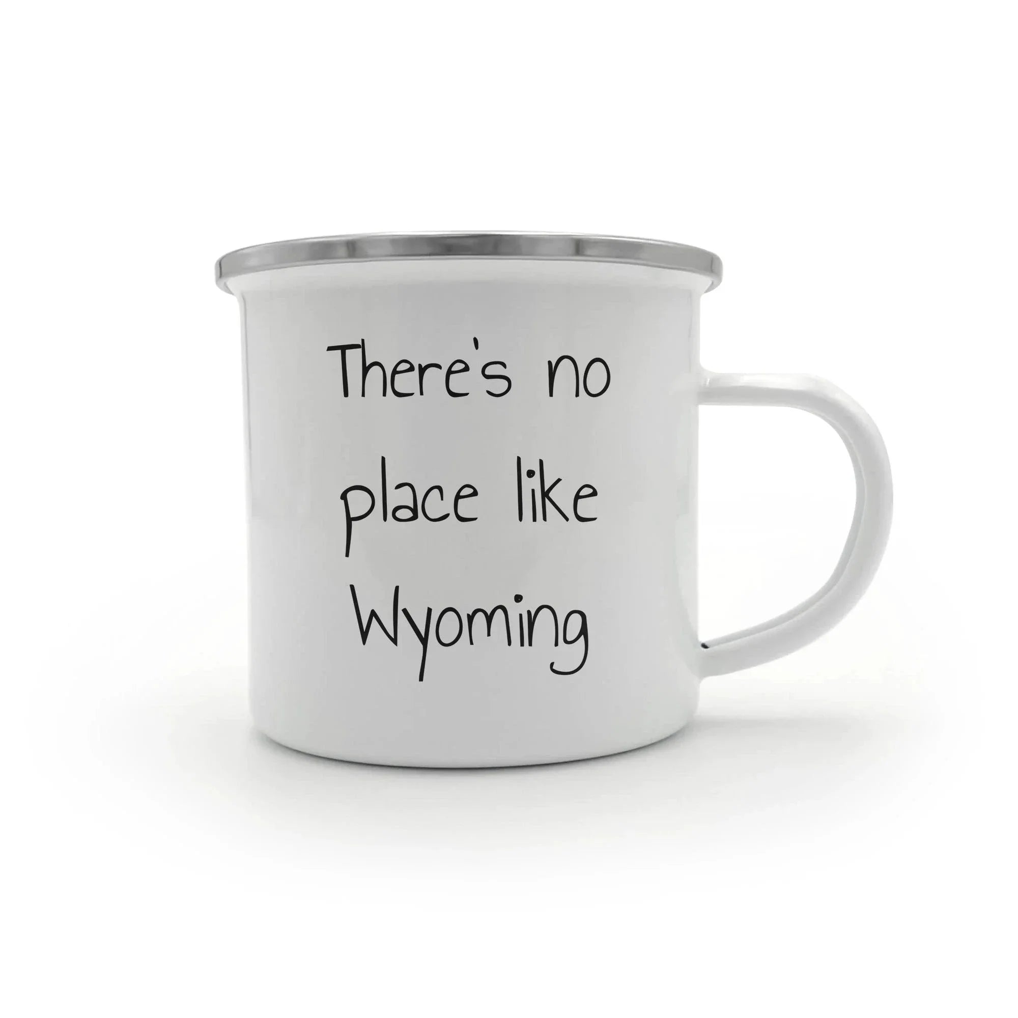 Wyoming Love Camping Mug - There's No Place Like Wyoming