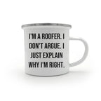 Funny Roofer Gifts from Men to Friends with Unique Christmas Unique Gifts for Roofer Camping Mug - Mallard Moon