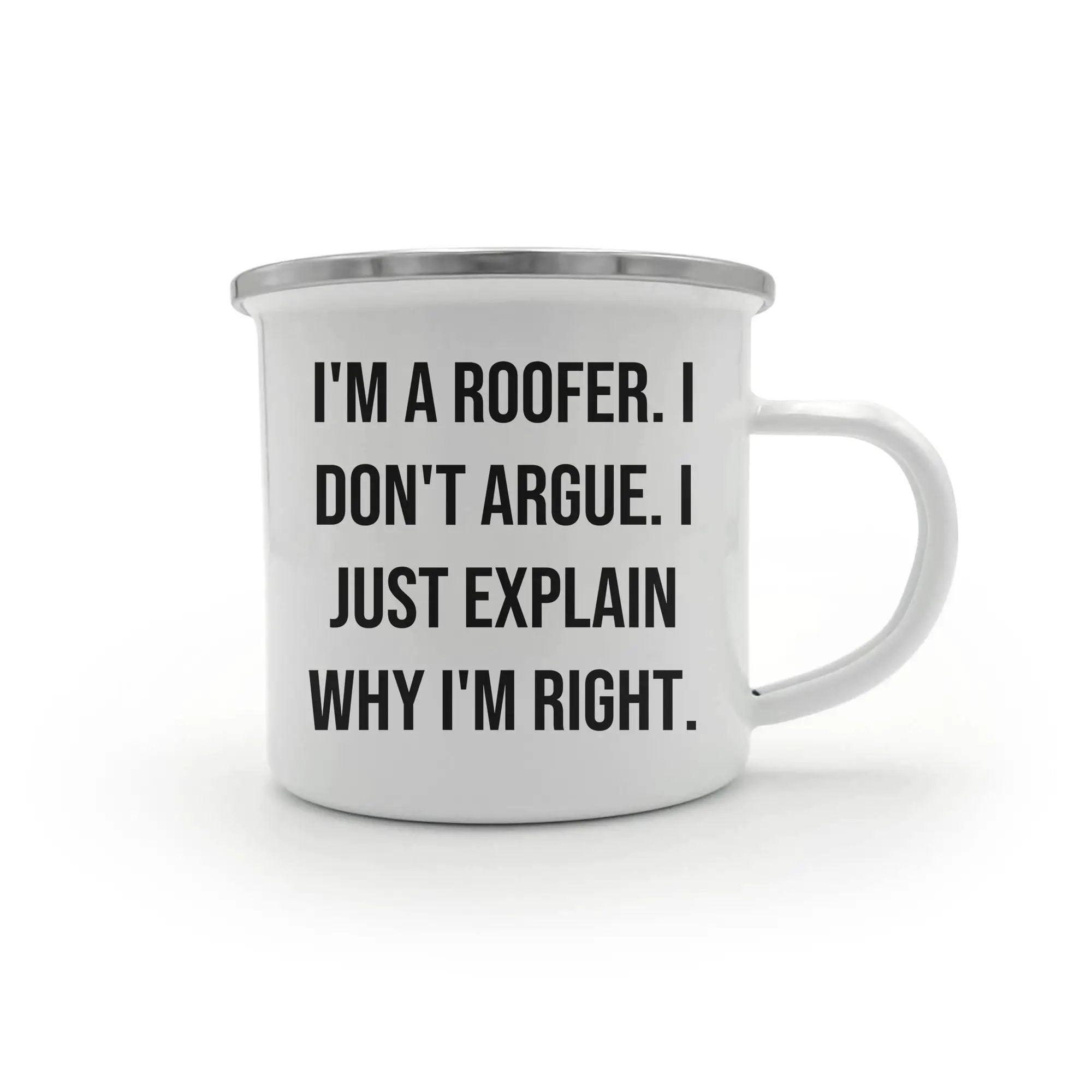 Funny Roofer Gifts from Men to Friends with Unique Christmas Unique Gifts for Roofer Camping Mug - Mallard Moon