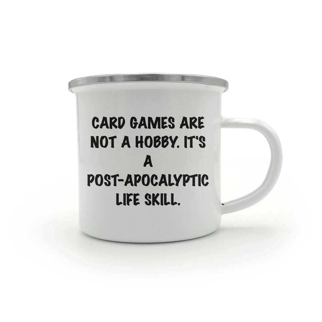 Funny Card Games Camping Mug, Gifts from Family to Card Games Enthusiasts, for Men or Women, Unique Graduation Gifts