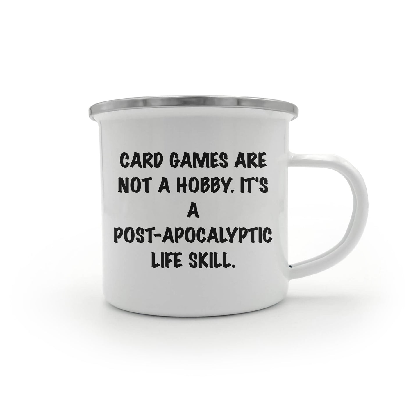 Funny Card Games Camping Mug, Gifts from Family to Card Games Enthusiasts, for Men or Women, Unique Graduation Gifts - Mallard Moon