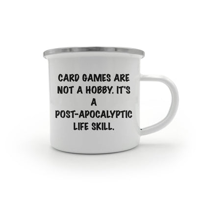 Funny Card Games Camping Mug, Gifts from Family to Card Games Enthusiasts, for Men or Women, Unique Graduation Gifts - Mallard Moon