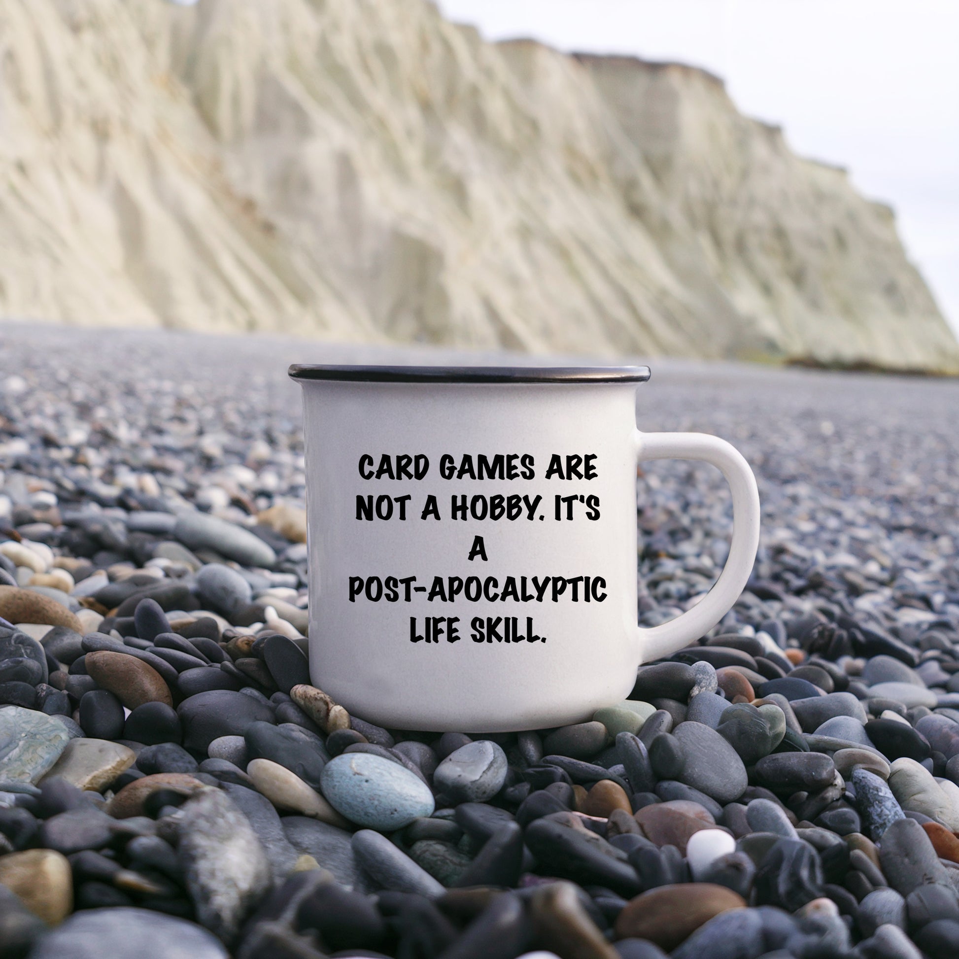 Funny Card Games Camping Mug, Gifts from Family to Card Games Enthusiasts, for Men or Women, Unique Graduation Gifts - Mallard Moon