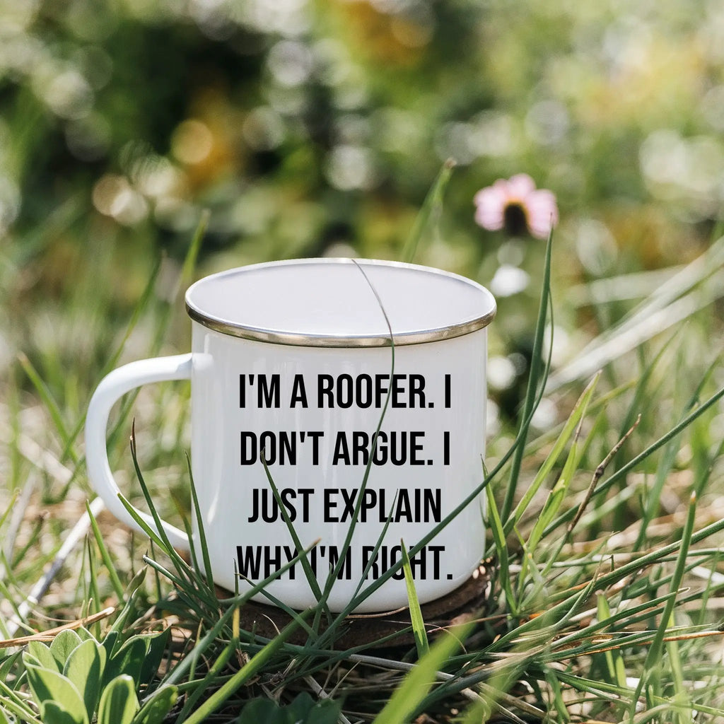 Funny Roofer Gifts from Men to Friends with Unique Christmas Unique Gifts for Roofer Camping Mug - Mallard Moon