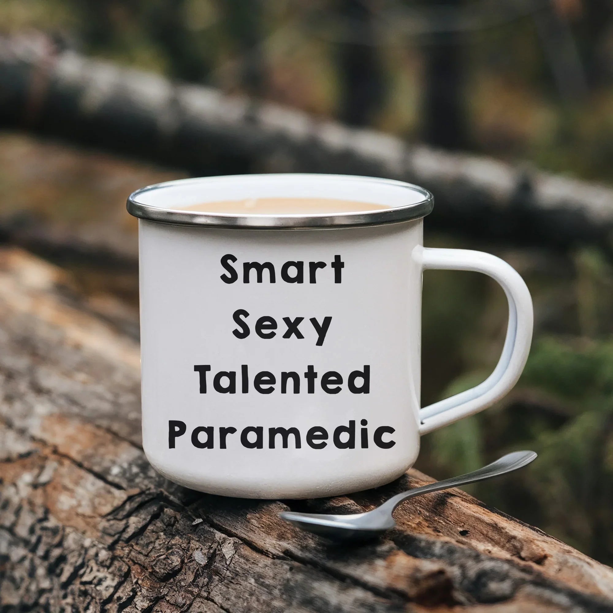 Smart Sexy Talented Paramedic Camping Mug Graduation, Birthday, Christmas Gift