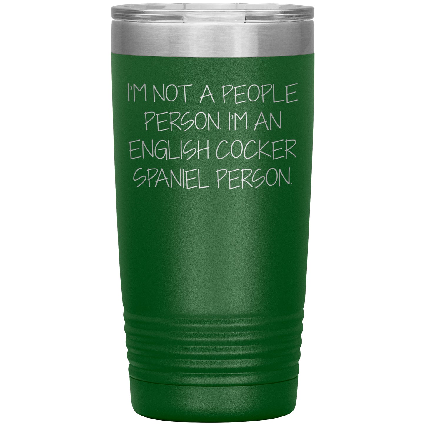 English Cocker Spaniel Dog Tumbler, Funny Quote, Gifts from Friends, for English Cocker Spaniel Dog Lovers, Christmas Unique Gifts - Mallard Moon Gift Shop
