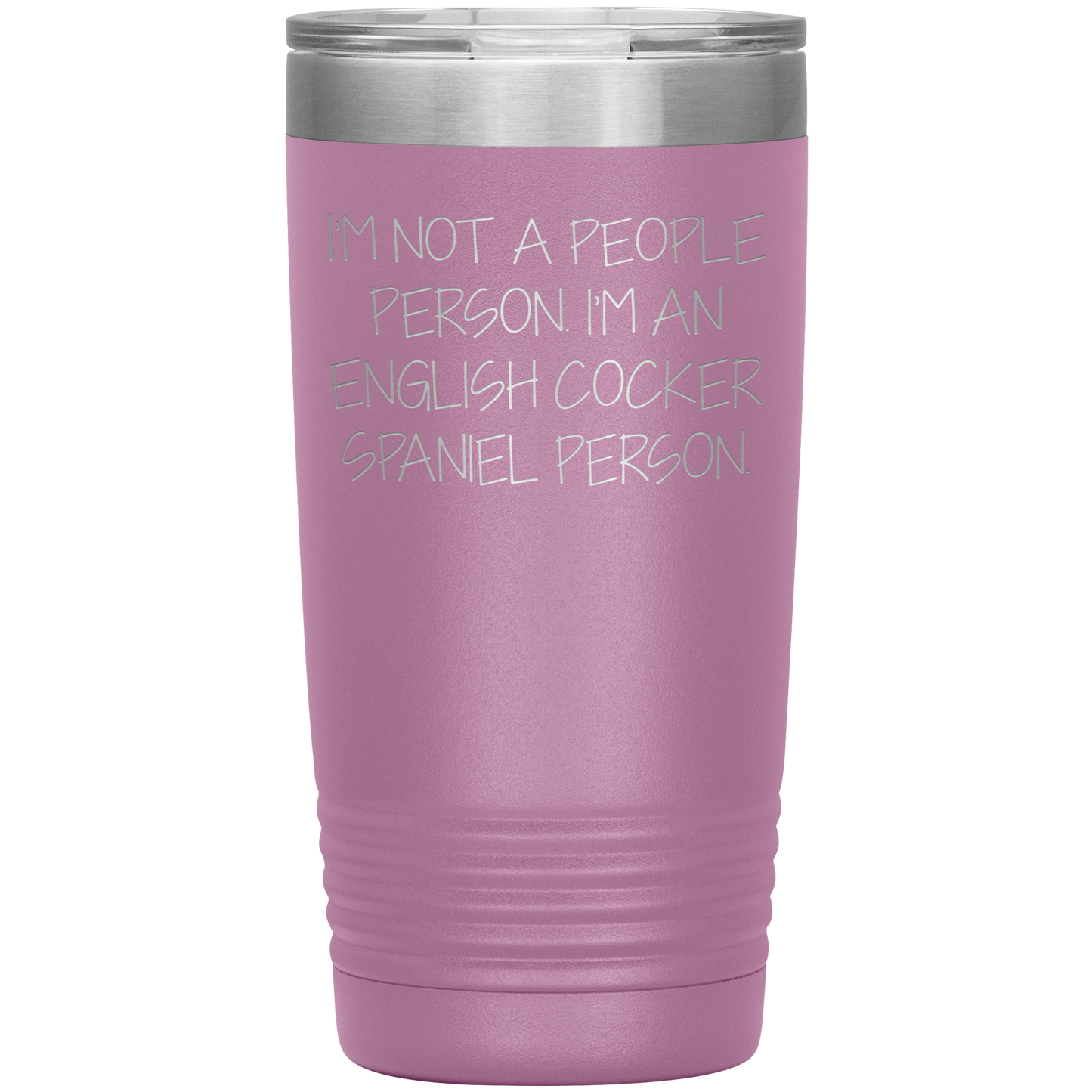 English Cocker Spaniel Dog Tumbler, Funny Quote, Gifts from Friends, for English Cocker Spaniel Dog Lovers, Christmas Unique Gifts - Mallard Moon Gift Shop