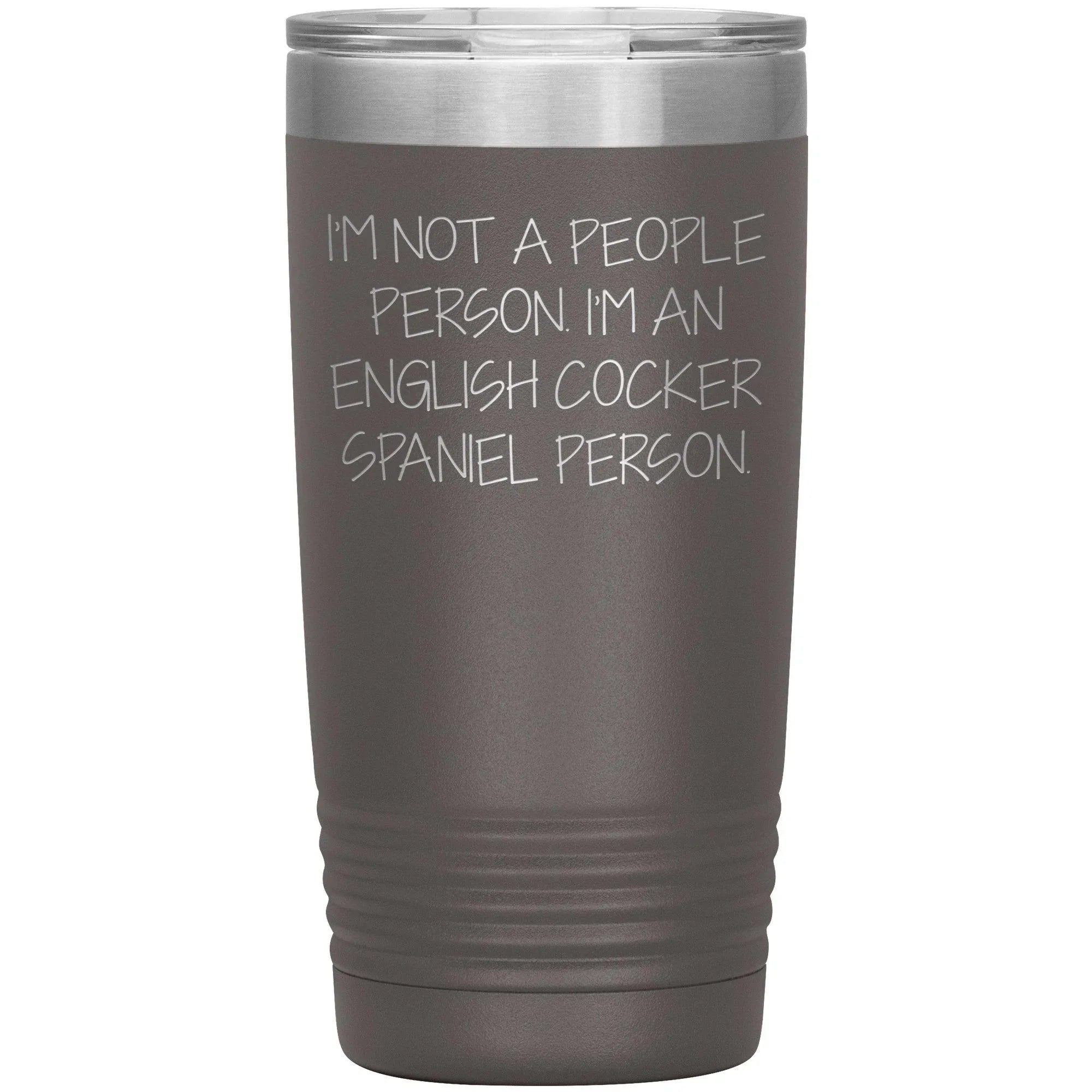 English Cocker Spaniel Dog Tumbler, Funny Quote, Gifts from Friends, for English Cocker Spaniel Dog Lovers, Christmas Unique Gifts