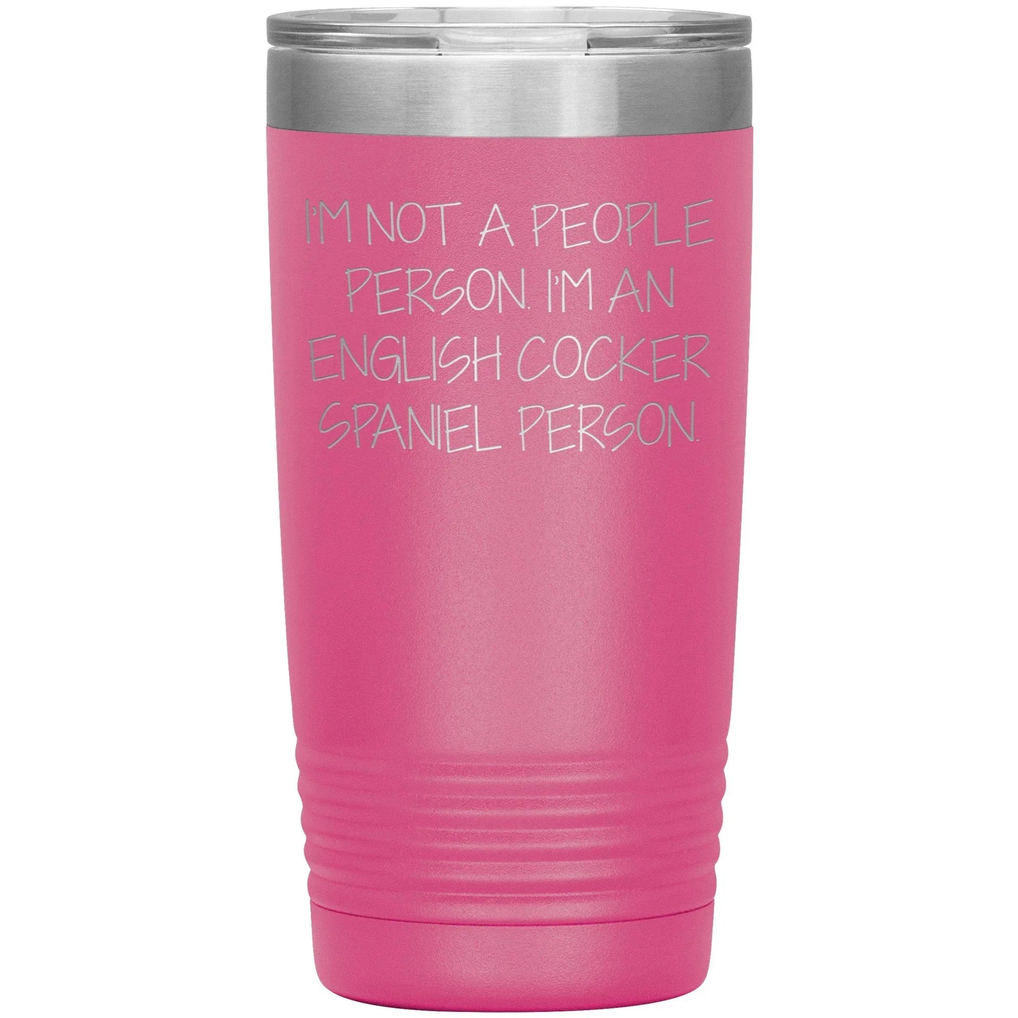English Cocker Spaniel Dog Tumbler, Funny Quote, Gifts from Friends, for English Cocker Spaniel Dog Lovers, Christmas Unique Gifts