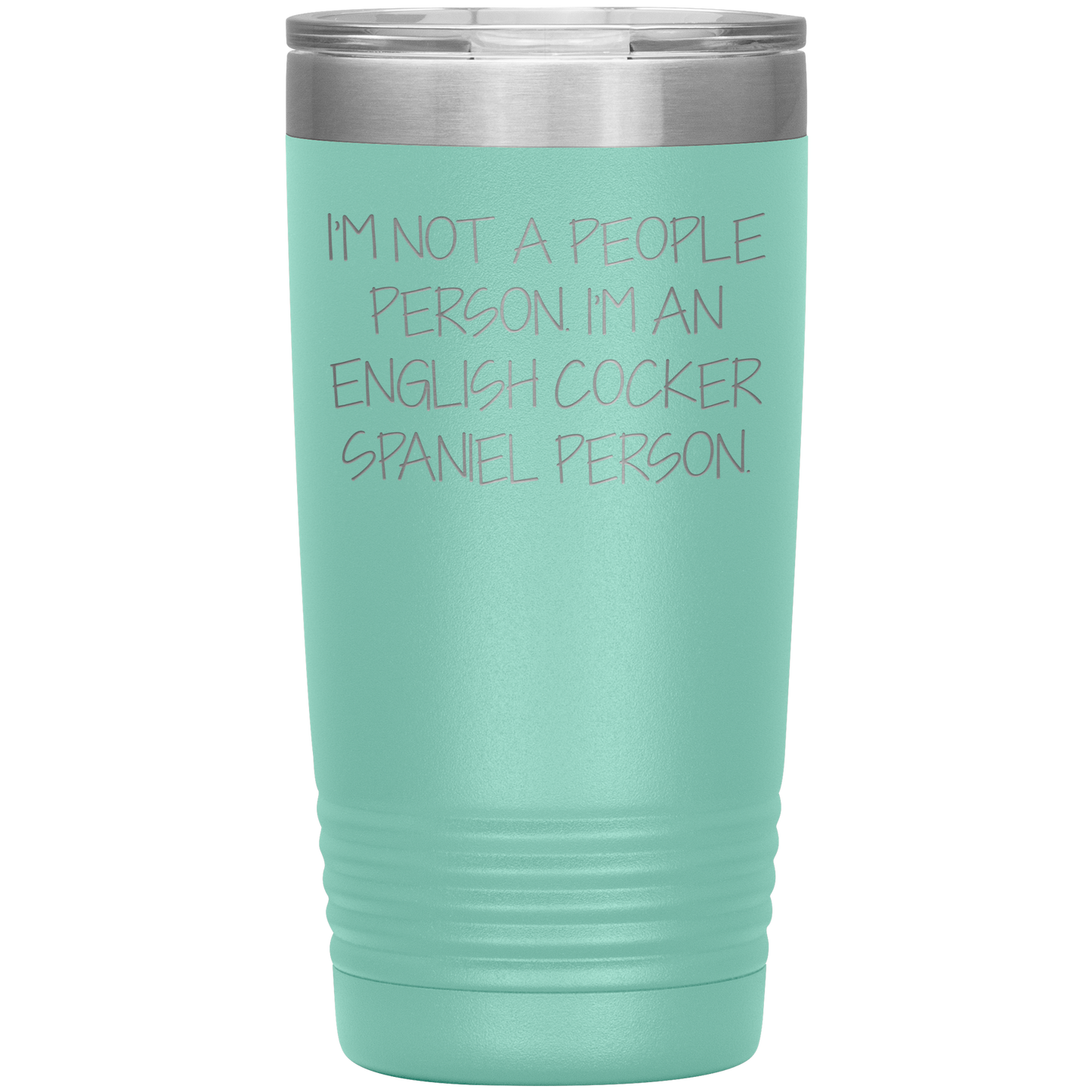 English Cocker Spaniel Dog Tumbler, Funny Quote, Gifts from Friends, for English Cocker Spaniel Dog Lovers, Christmas Unique Gifts - Mallard Moon Gift Shop