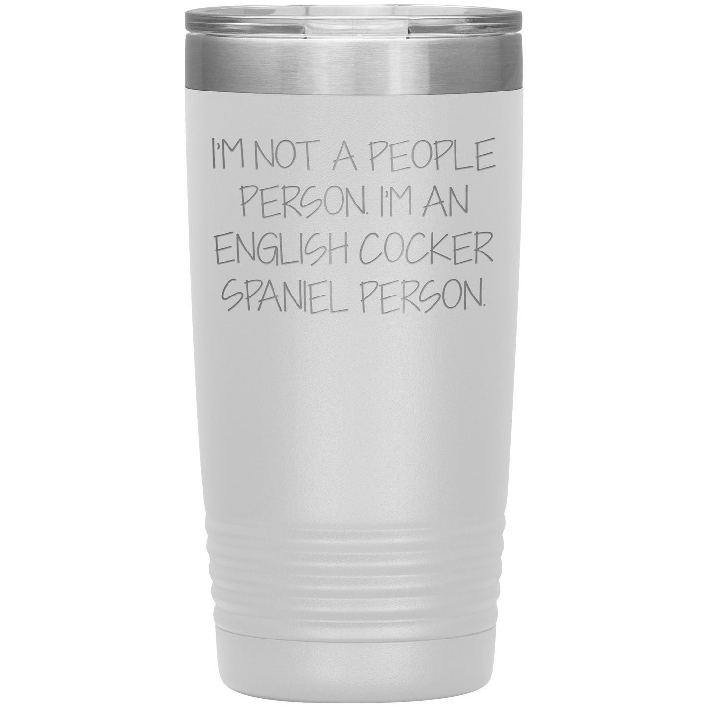 English Cocker Spaniel Dog Tumbler, Funny Quote, Gifts from Friends, for English Cocker Spaniel Dog Lovers, Christmas Unique Gifts - Mallard Moon Gift Shop