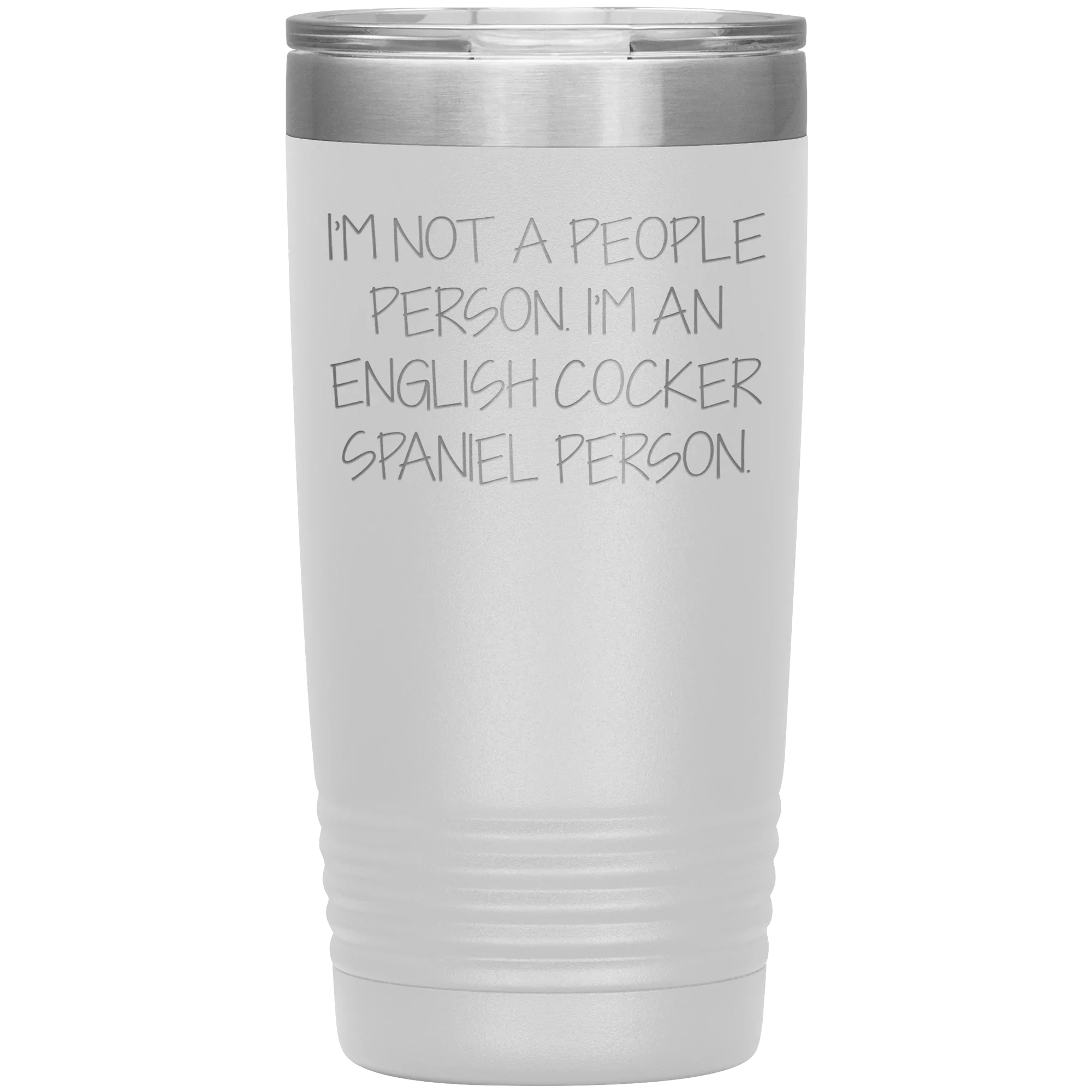 English Cocker Spaniel Dog Tumbler, Funny Quote, Gifts from Friends, for English Cocker Spaniel Dog Lovers, Christmas Unique Gifts