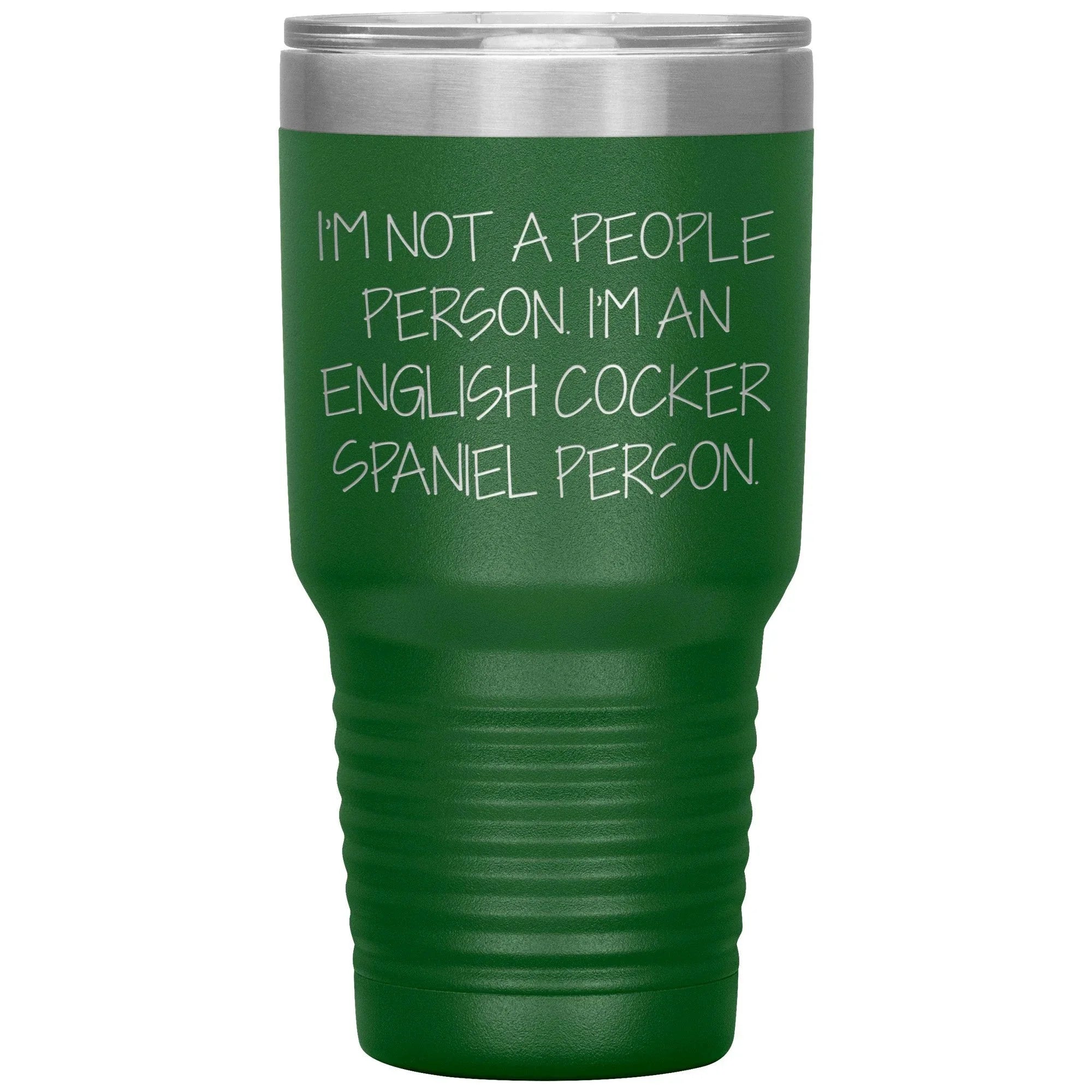 English Cocker Spaniel Dog Tumbler, Funny Quote, Gifts from Friends, for English Cocker Spaniel Dog Lovers, Christmas Unique Gifts