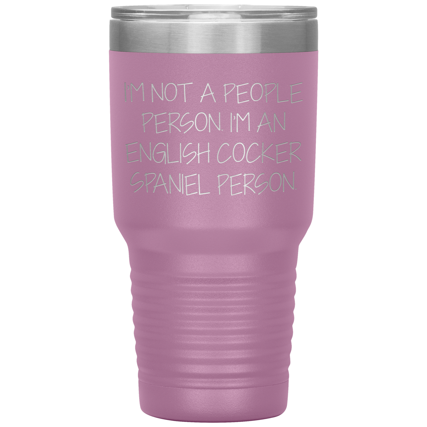 English Cocker Spaniel Dog Tumbler, Funny Quote, Gifts from Friends, for English Cocker Spaniel Dog Lovers, Christmas Unique Gifts - Mallard Moon Gift Shop