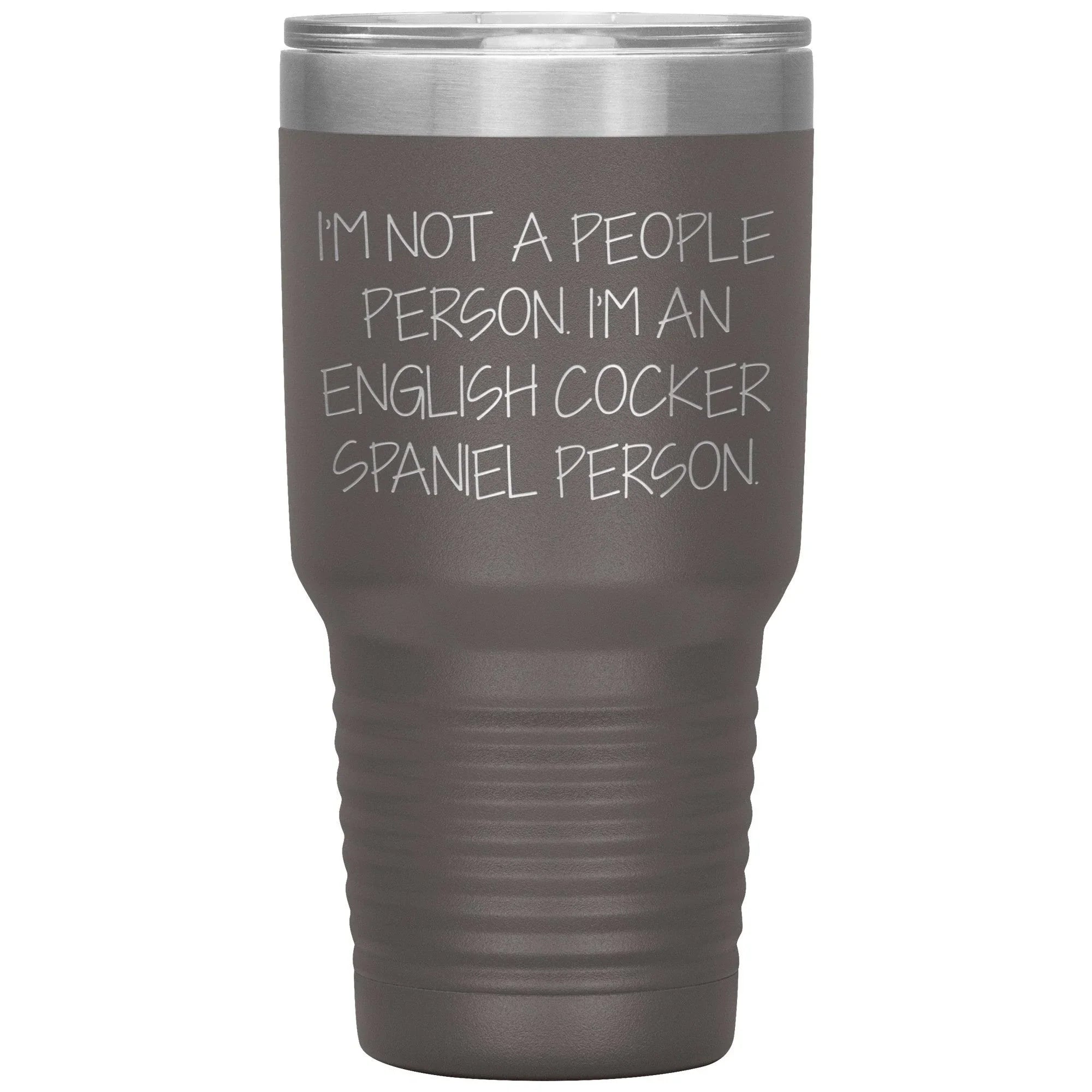 English Cocker Spaniel Dog Tumbler, Funny Quote, Gifts from Friends, for English Cocker Spaniel Dog Lovers, Christmas Unique Gifts