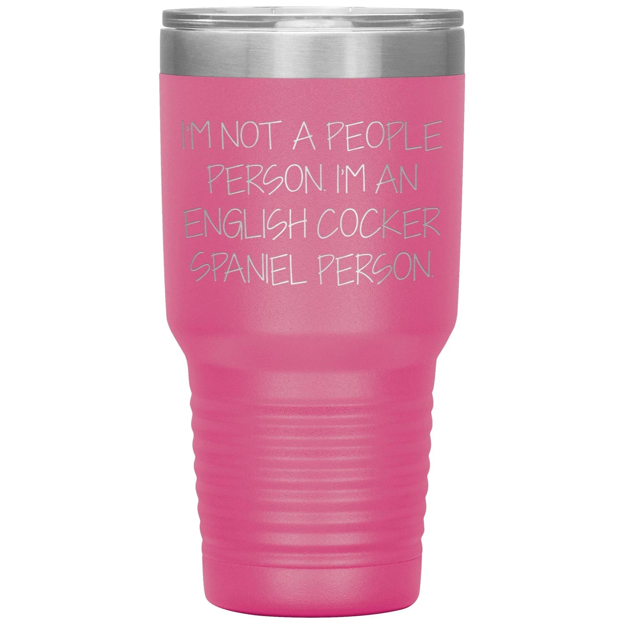 English Cocker Spaniel Dog Tumbler, Funny Quote, Gifts from Friends, for English Cocker Spaniel Dog Lovers, Christmas Unique Gifts