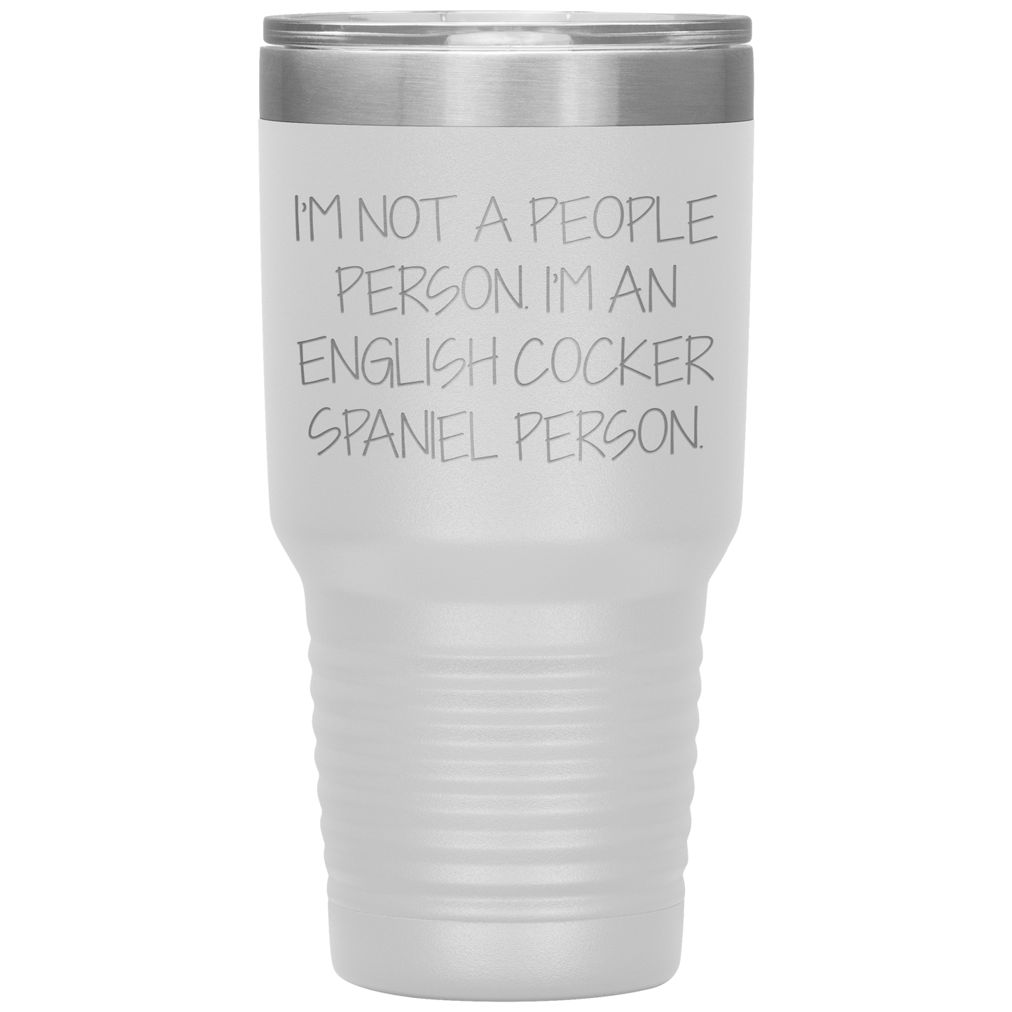 English Cocker Spaniel Dog Tumbler, Funny Quote, Gifts from Friends, for English Cocker Spaniel Dog Lovers, Christmas Unique Gifts - Mallard Moon Gift Shop