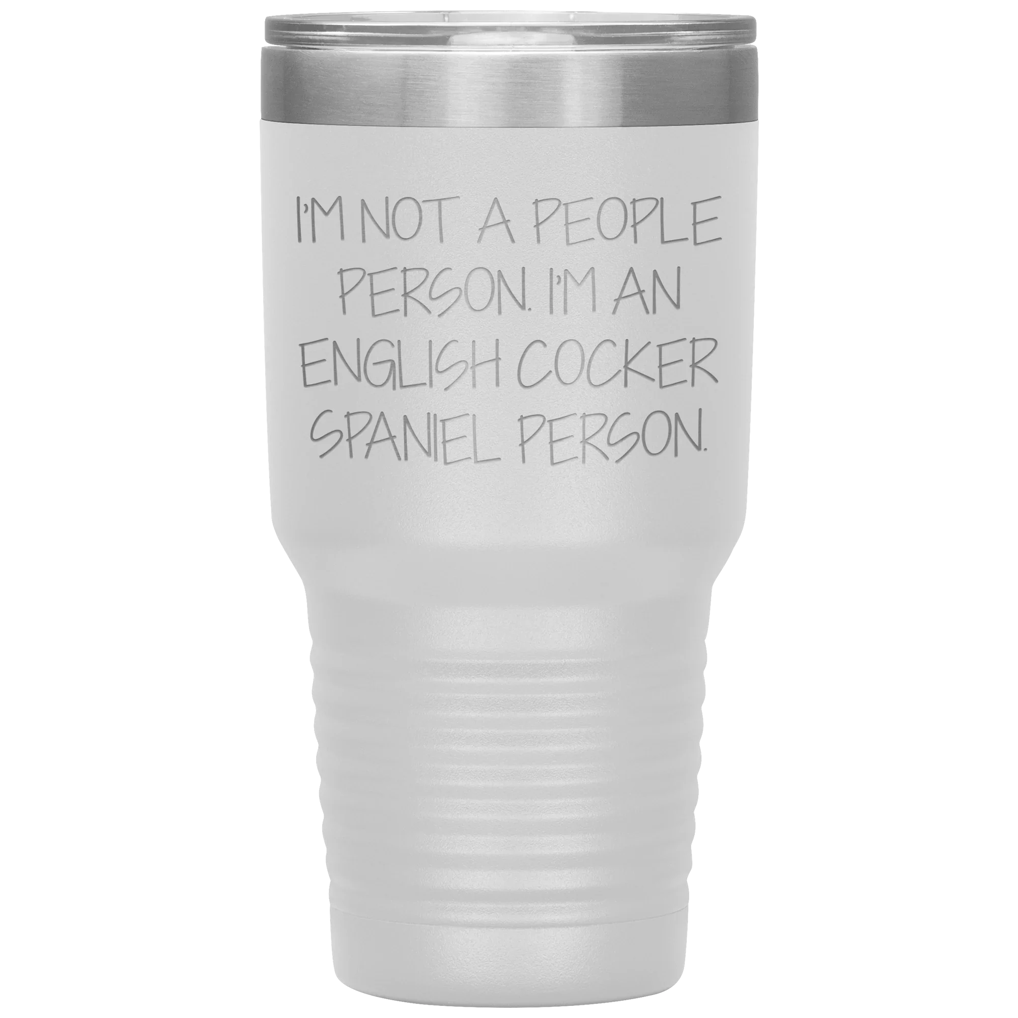 English Cocker Spaniel Dog Tumbler, Funny Quote, Gifts from Friends, for English Cocker Spaniel Dog Lovers, Christmas Unique Gifts