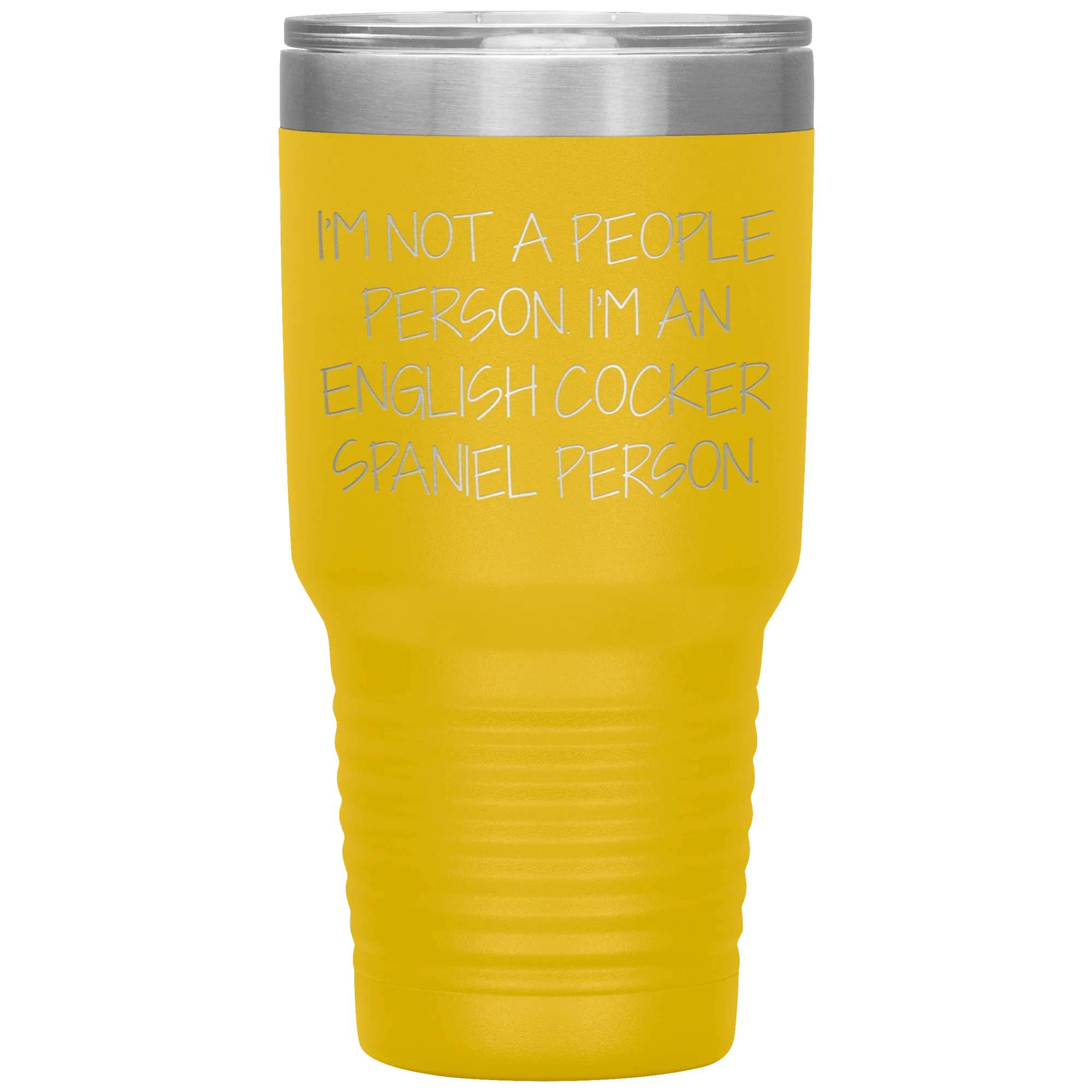 English Cocker Spaniel Dog Tumbler, Funny Quote, Gifts from Friends, for English Cocker Spaniel Dog Lovers, Christmas Unique Gifts
