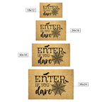 Enter If You Dare Doormat – Spooky Halloween Outdoor Coir Mat Décor