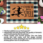 Come In for a Spell Doormat – Witch Halloween Outdoor Coir Mat Décor