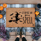 Come In for a Spell Doormat – Witch Halloween Outdoor Coir Mat Décor