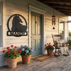 Personalized Horse Metal Wall Art | Custom Horse Name Sign | Equestrian Metal Wall Decor | Horse Lover Gift | Made in USA
