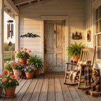 Mountain Ridge Metal Wall Art | Rustic Mountain Landscape Decor | Modern Cabin & Lodge Wall Hanging