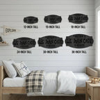 Lil Man Cave Personalized Name Indoor Outdoor Steel Wall Sign Metal Art Boy Room Decoration