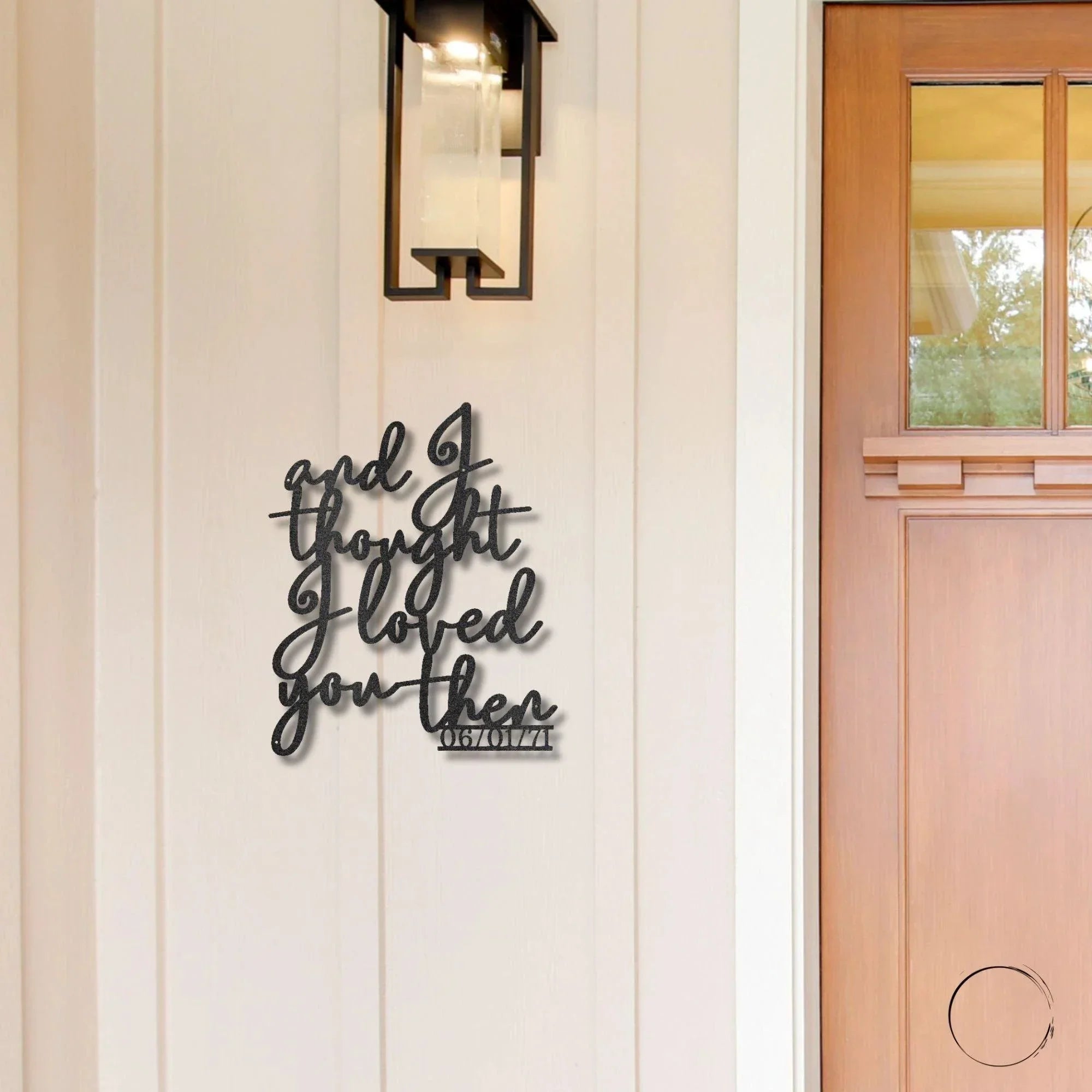 Ever Growing Love Custom Indoor Outdoor Steel Wall Sign