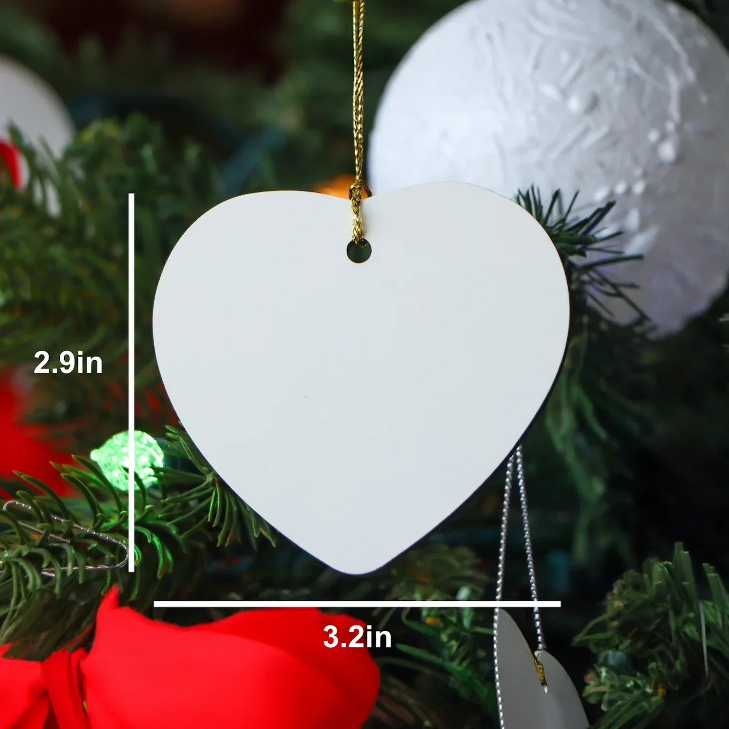 Funny Journaling Heart Ornament Gifts from Men for Christmas, 'I Might Look Like I'm Listening To You But In My Head I'm Journaling.'