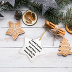 Funny Lawyer Gifts for Men - 'I'm Not Perfect' Star Ornament, Gifts from Family for Christmas