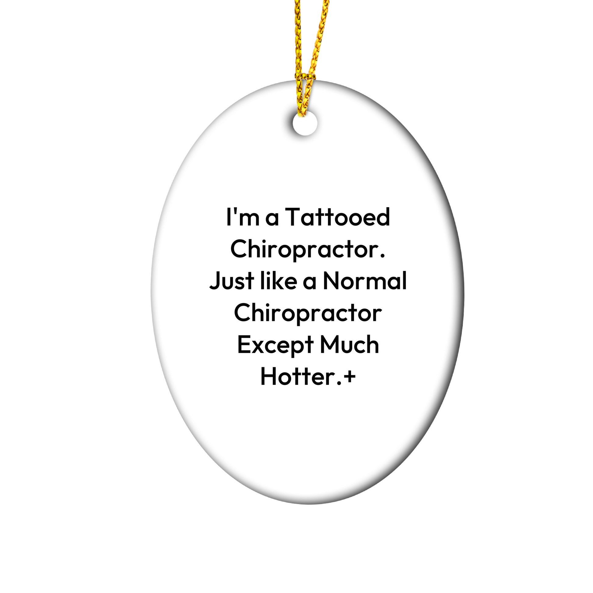 Funny Loan Officer Gifts - Oval Ornament with 'If At First You Don't Succeed' Quote, Christmas Unique Gifts for Loan Officer
