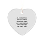 Funny Millwright Quotes Heart Ornament, Gifts from Friends for Millwright, Christmas Unique Gifts