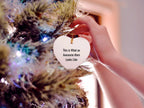 Funny Mom Gifts from Family, Gifts for Mom This Is What An Awesome Mom Looks Like Heart Ornament, Christmas Unique Presents