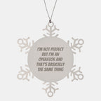 Funny Operator Snowflake Ornaments for Friends, Gifts from Family, Christmas Unique Gifts for Operator
