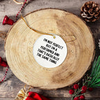 Funny Performer Gifts from Friends, Circle Ornament for Men, Women, Family, Christmas Unique Gifts