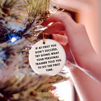Funny Personal Trainer Gift for Men, Circle Ornament with Quote 'If At First You Don't Succeed, Try Doing What Your Personal Trainer Told You To Do The First Time.' from Friends